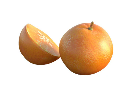 Mandarine Modèle 3D