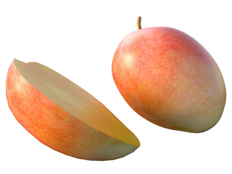 Owoce Mango 2 Model 3D