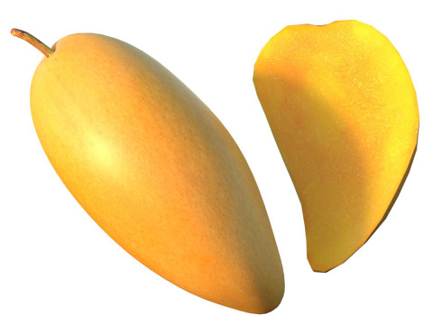 Mangofrucht 3 3D Modell