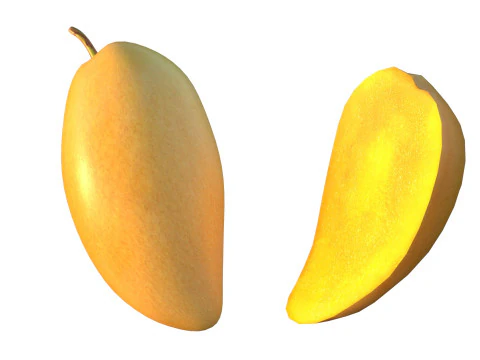 Фрукти манго 3 3D Модель