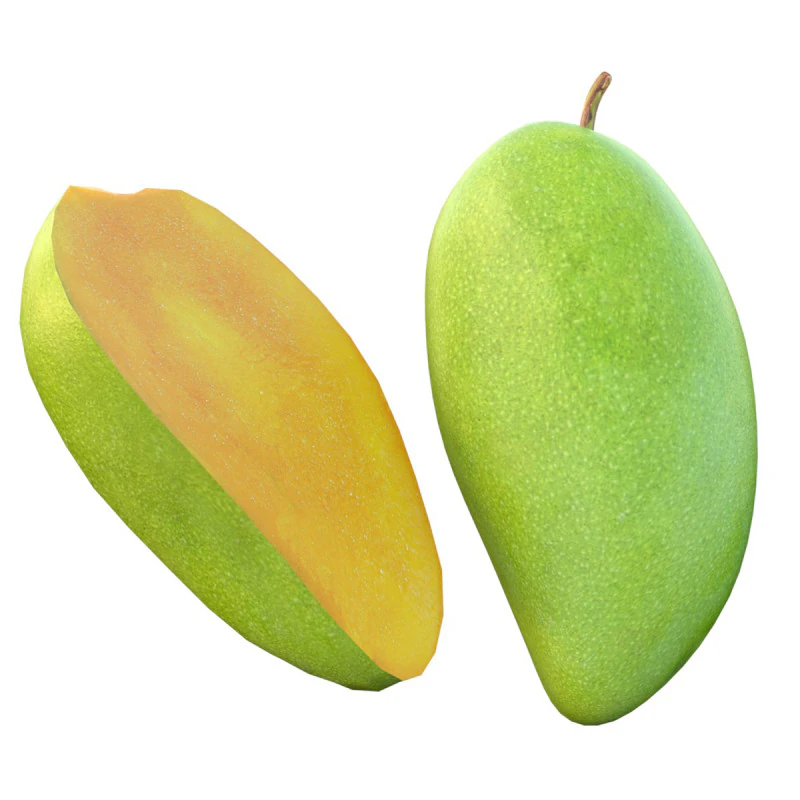 Mango Fruit 4 3D Model .c4d .max .obj .3ds .fbx .stl .blend 