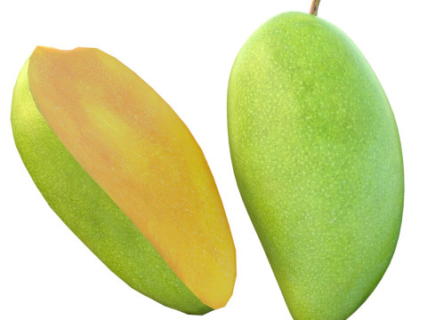 Mango Meyvesi 4 3D Model