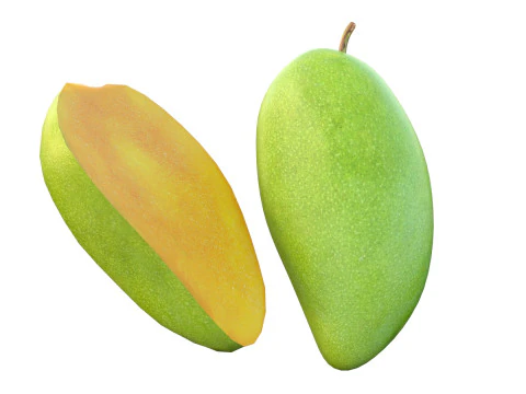 Mango Fruit 4 3D Model
