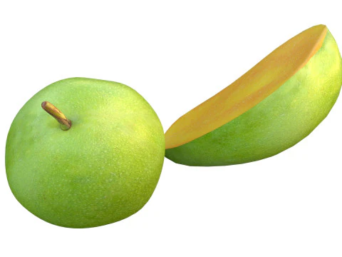 Mango Fruit 4 3D Model