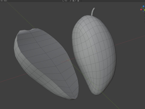 Манго Фрукт 4 3D Модель