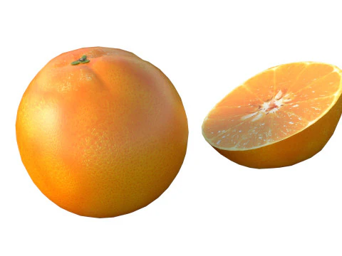 Frutta arancione Modello 3D