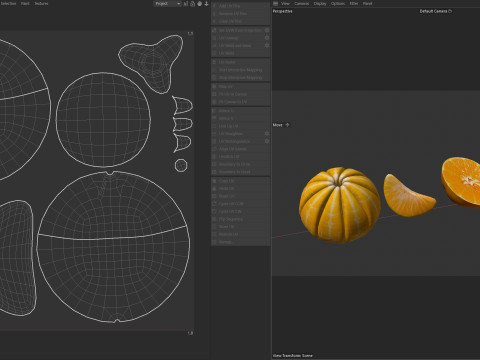 fruta naranja Modelo 3D