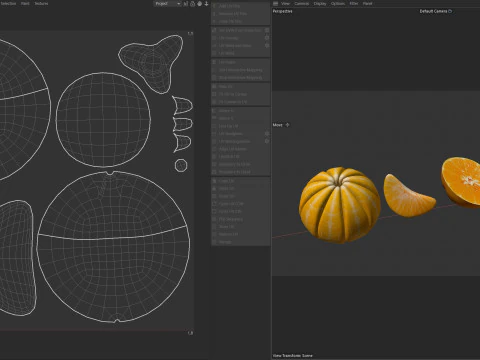 Frutta arancione Modello 3D