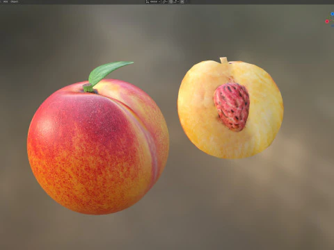 Frutta Della Pesca Modello 3D