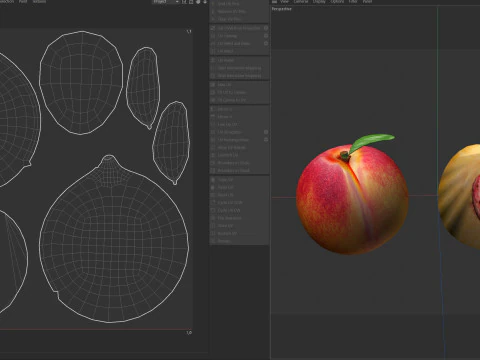Frutta Della Pesca Modello 3D