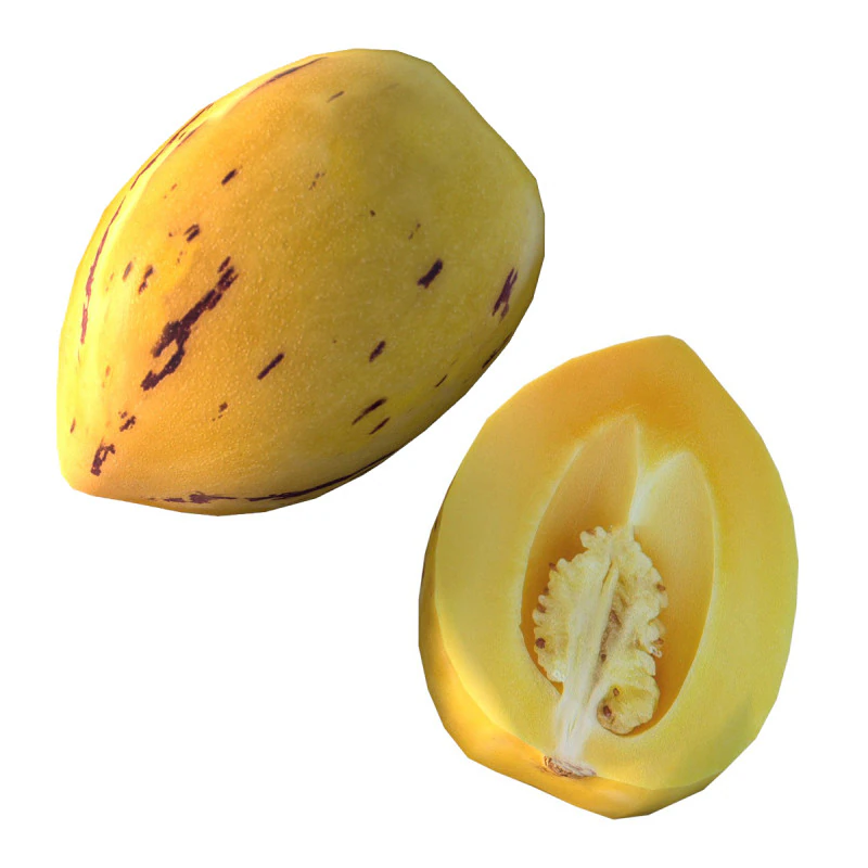 Pepino Fruit 3D Model .c4d .max .obj .3ds .fbx .stl .blend