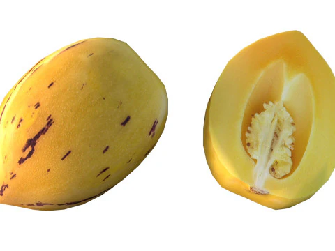 Pepino Fruit 3D Model