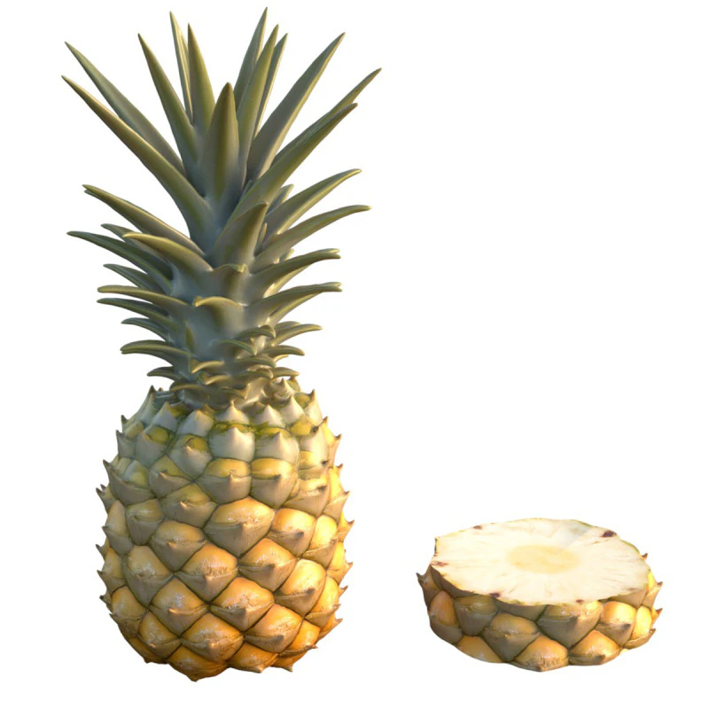 Frutta Di Ananas Modello 3D .c4d .max .obj .3ds .fbx .stl .blend