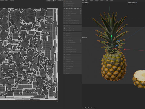 Ananasfrucht 3D Modell