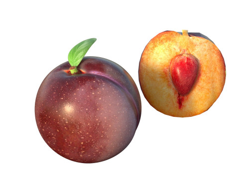 Pruimenfruit 3D Model