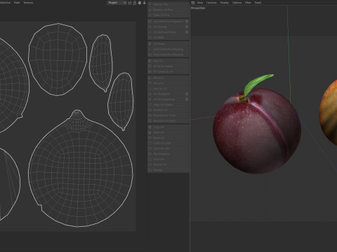 Pruimenfruit 3D Model