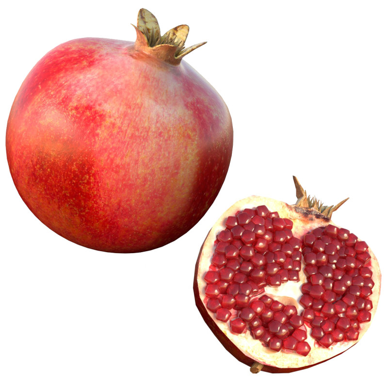 Fruits De Grenade Modèle 3D .c4d .max .obj .3ds .fbx .stl .blend 