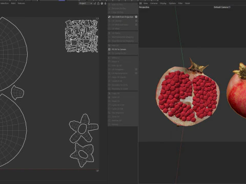 Frutto Del Melograno Modello 3D