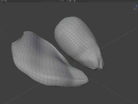 Frutto del fico d'india Modello 3D