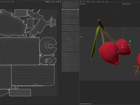 Frutto della rosa canina Modello 3D