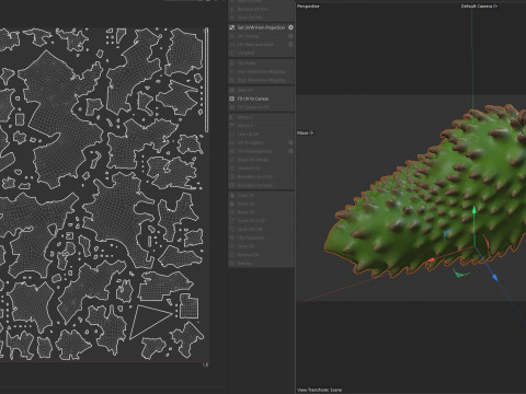 Sauerampferfrucht 3D Modell