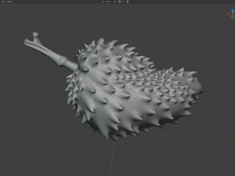 Sauerampferfrucht 3D Modell