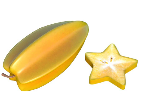 Yıldız meyvesi meyvesi 3D Model