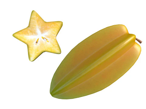 Yıldız meyvesi meyvesi 3D Model