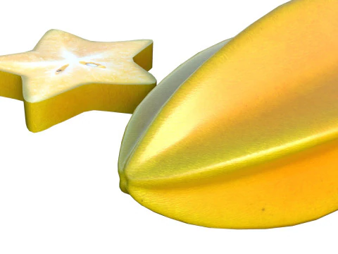Yıldız meyvesi meyvesi 3D Model