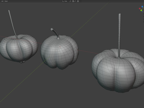 सूरीनाम चेरी पिटंगा फल 3D मॉडल