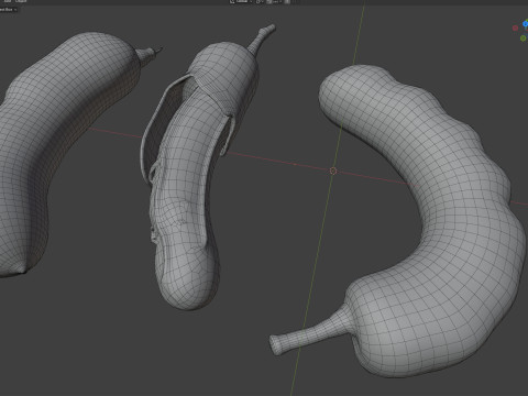 타마린드 과일 3D 모델