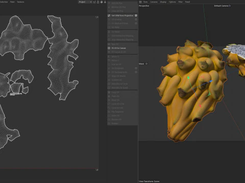 Frutto del drago giallo Modello 3D