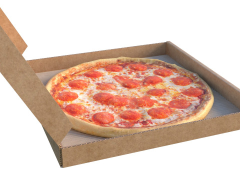 Caixa de pizza 1 Modelo 3D