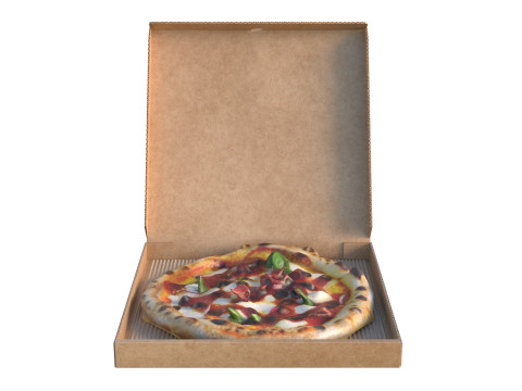Caixa de pizza 2 Modelo 3D