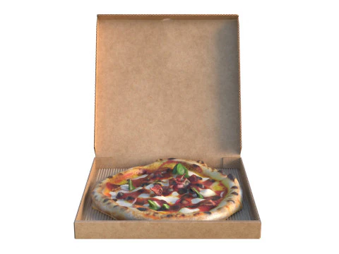 Pizza box 2 3D Model