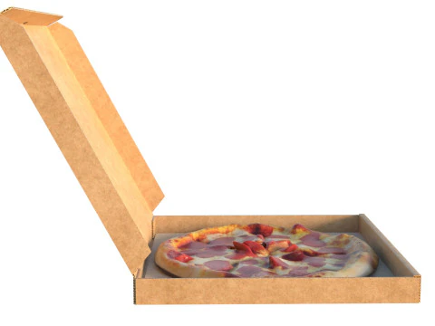 Kotak pizza 2 Model 3D