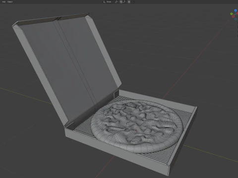 Pizza box 4 3D Model