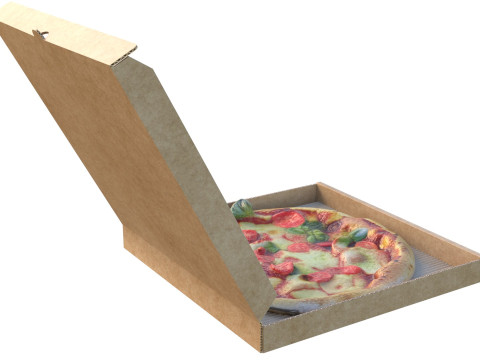 Caja de pizza 5 Modelo 3D