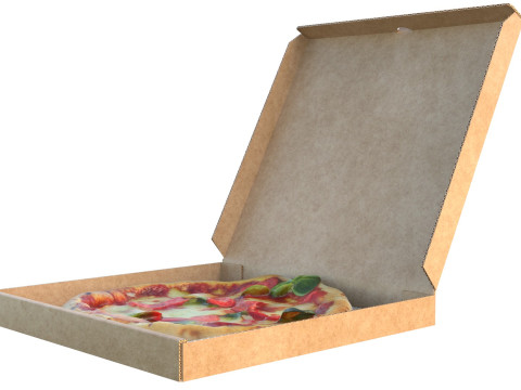 Caja de pizza 5 Modelo 3D