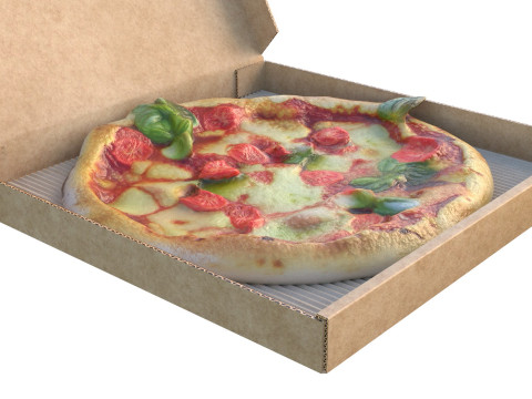 Caja de pizza 5 Modelo 3D