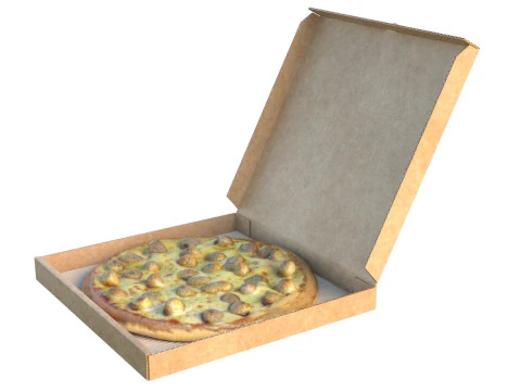 Pizza box 6 3D Model