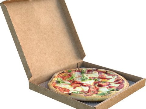 Scatola per pizza 7 Modello 3D