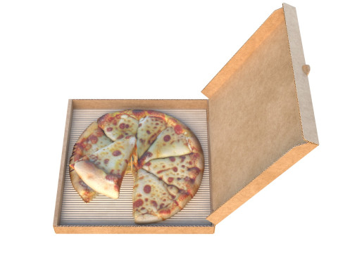 Caja de pizza 8 Modelo 3D