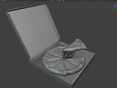 Caja de pizza 8 Modelo 3D