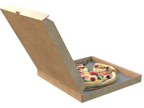 Boîte à pizza 9 Modèle 3D