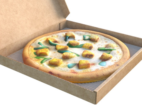 ピザボックス10 3Dモデル