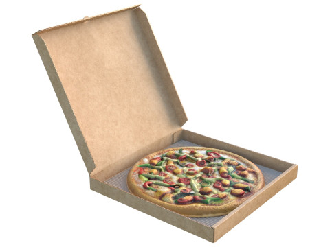 Collezione di scatole per pizza Modello 3D