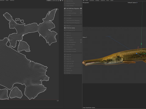 鳄鱼鳝鱼 3D 模型