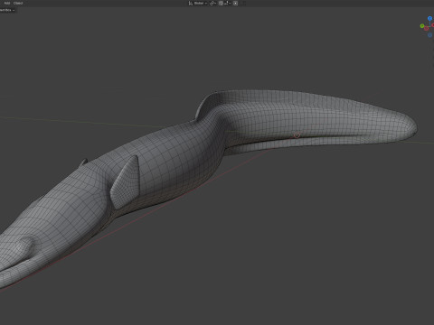 美国鳗鱼 3D 模型