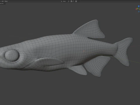 Apalachee Shiner fish 3D Model